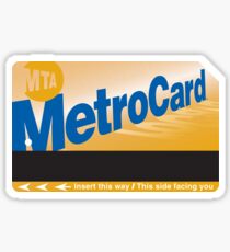 Metro Card Sticker