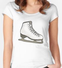 Ice Skate Women's Fitted Scoop T-Shirt