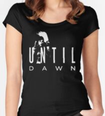 Until Dawn Advertising Women's Fitted Scoop T-Shirt