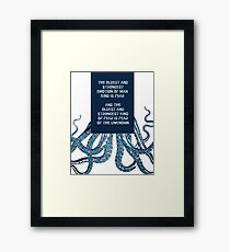 HP Lovecraft Framed Print