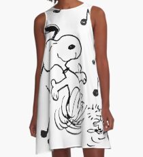 dancing snoopy A-Line Dress
