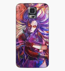 Violent Violet Demoness Illustration Case/Skin for Samsung Galaxy