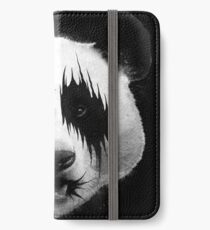 BIG BLACK METAL PANDA iPhone Wallet/Case/Skin