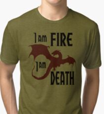 Fire & Death Tri-blend T-Shirt