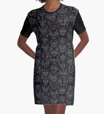 Kittens - Spooky Eyes Graphic T-Shirt Dress
