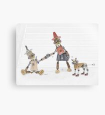 Robots Cute Canvas Print