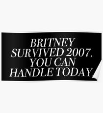 britney spears 2007 meltdown Poster