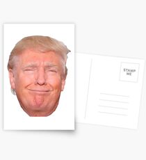 Donald Trump Face Postcards