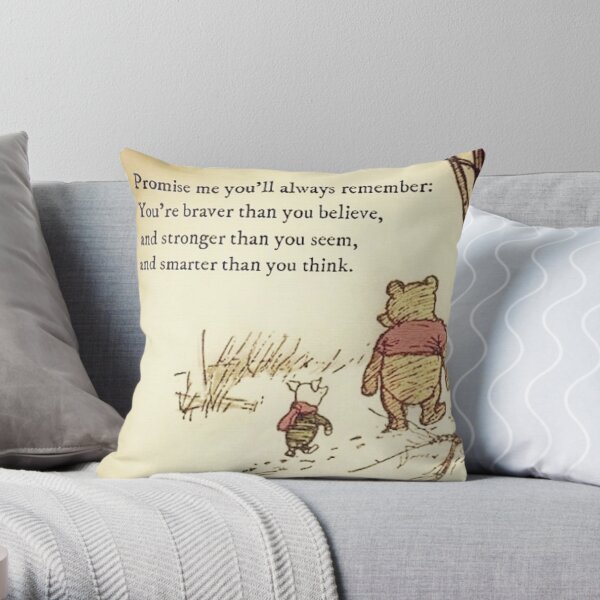 You Are BRAVE Throw Pillow