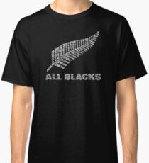 The Rugby Team "All Blacks" of New Zealand Classic T-Shirt