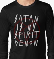 SATAN IS MY SPIRIT DEMON - FUNNY SATANIC AND THE OCCULT Long Sleeve T-Shirt