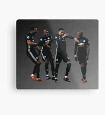 Pogba Lingard Martial Young Milly Rock Metal Print