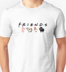 friends not food Slim Fit T-Shirt