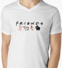 friends not food Men's V-Neck T-Shirt