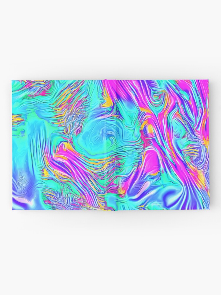 Alternate view of Abstract Blue zodiac color #7E9DD8 Hardcover Journal