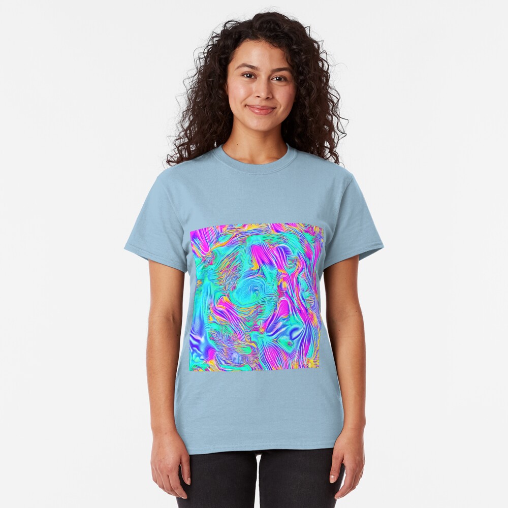 Abstract Blue zodiac color #7E9DD8 Classic T-Shirt