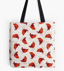 Masked Cardinalis Tote Bag