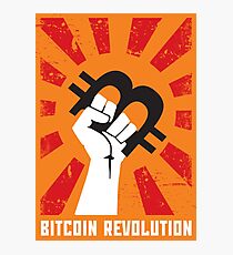 Bitcoin revolution Photographic Print