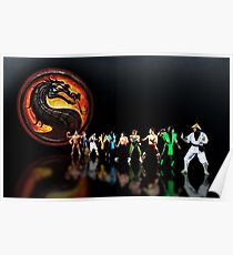 Mortal Kombat pixel art Poster