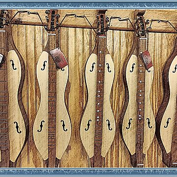 Mountain Dulcimer Wall Hanger - Wall Mount