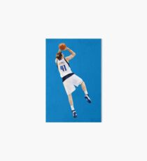 Lámina de exposición Dirk Nowitzki Fadeaway