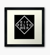 Stylish Eiffel Tower Framed Print