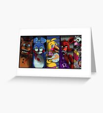 fnaf2 Greeting Card