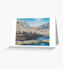 Peat Hags in Snowdonia Greeting Card