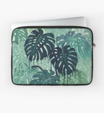 Monstera Melt (in Grün) Laptoptasche