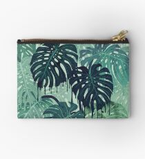 Monstera Melt (in Grün) Täschchen