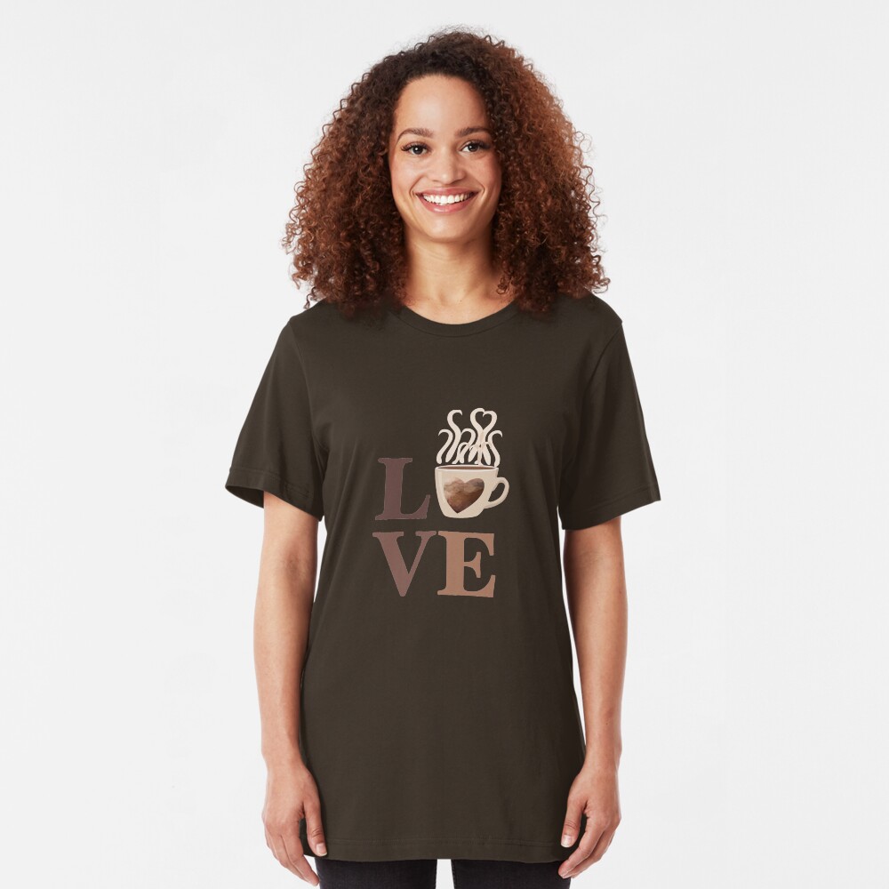 Coffee Love Slim Fit T-Shirt