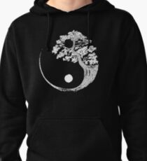 Yin Yang Bonsai Tree Japanese Buddhist Zen Pullover Hoodie