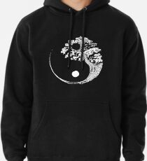 Yin Yang Bonsai Tree Japanese Buddhist Zen Pullover Hoodie