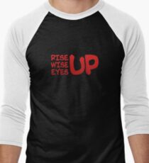 Rise Wise Eyes Up Men's Baseball ¾ T-Shirt