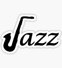 Jazz Saxophone Sticker