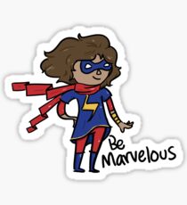 Kamala Khan - Be Marvelous Sticker