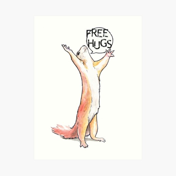 Free Hugs Art Print