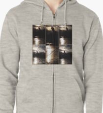 Heron in Rickmansworth Aquadrome - November 2017 Zipped Hoodie