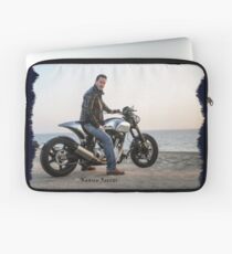 Funda para portátil Sky is the Limit (Keanu Reeves Biker)