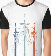 Camiseta gráfica Kirito y Asuna forman Sword Art Online