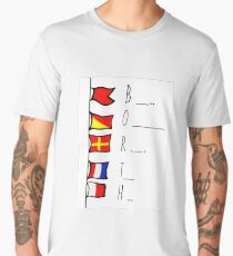 Borth flags Men's Premium T-Shirt