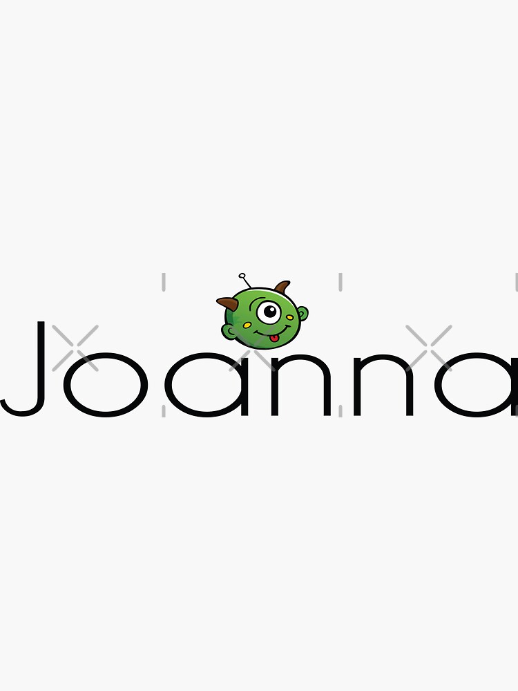 joanna-cute-alien-name-joan-sticker-by-projectx23-redbubble