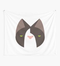 Old grumpy cat Wall Tapestry