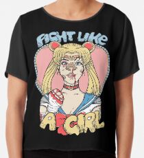 Sailor Moon- Fight Like a Girl Chiffon Top