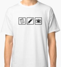 Journalist equipment Classic T-Shirt