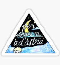Pegatina PER ASPERA, AD ASTRA