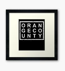 Stylish Orange County Framed Print