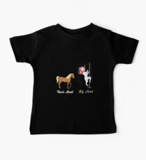 Your Aunt My Aunt Cute Horse Unicorn Baby Tee