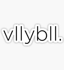 Vllybll Minimal - Cool Volleball Sticker T-Shirt Pillow Sticker