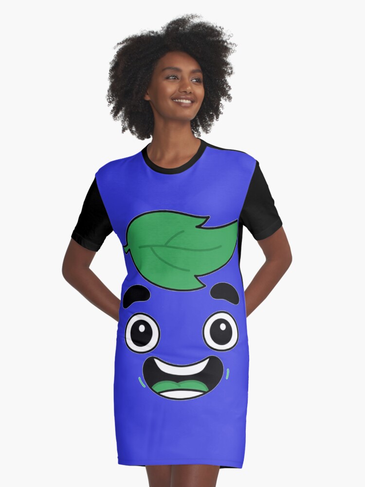 Guava Juice Funny Design Box Roblox Youtube Challenge Graphic T Shirt Dress By Kimoufaster - roblox blue dress